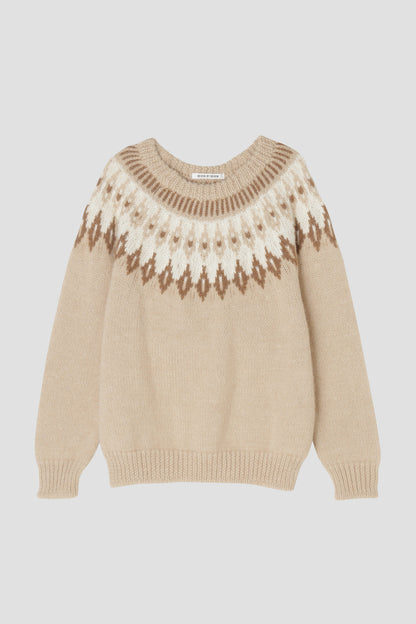 NORDIC SWEATER ‐Fine alpaca‐