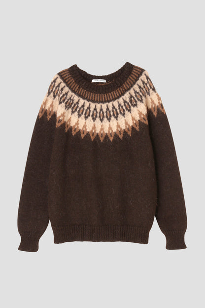 NORDIC SWEATER ‐Fine alpaca‐