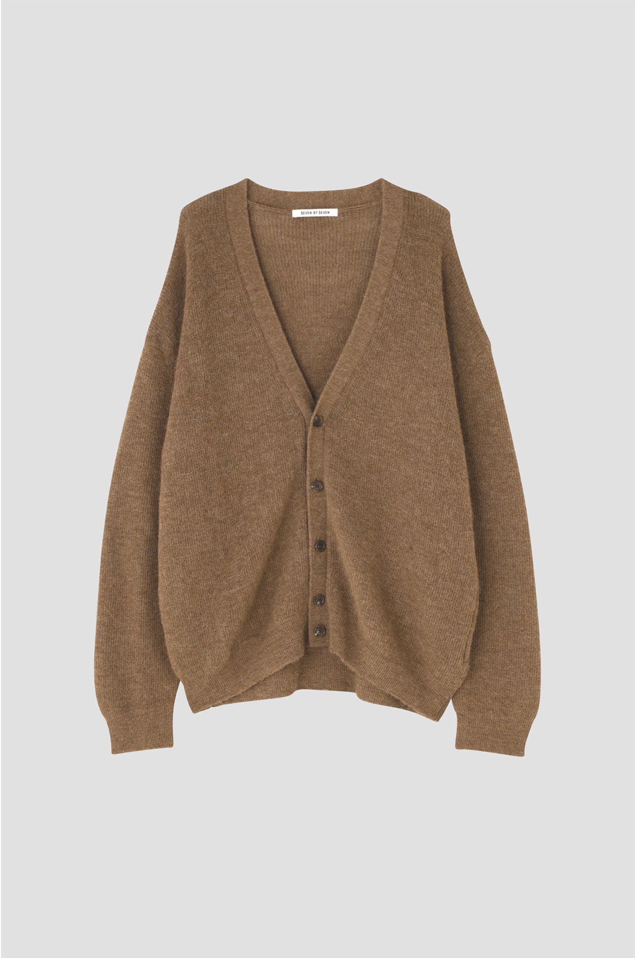 KNIT CARDIGAN ‐Fine alpaca‐ | SEVEN BY SEVEN