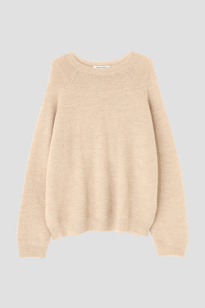 CREW NECK SWEATER ‐Fine alpaca‐