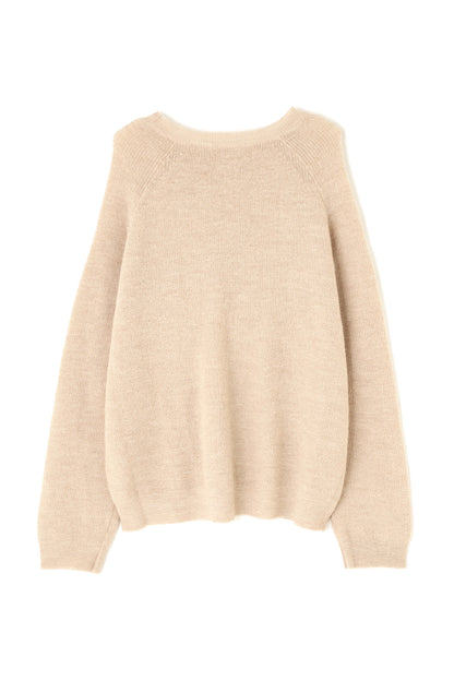 CREW NECK SWEATER ‐Fine alpaca‐