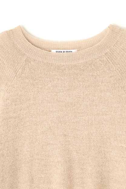 CREW NECK SWEATER ‐Fine alpaca‐