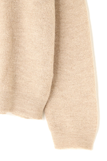 CREW NECK SWEATER ‐Fine alpaca‐