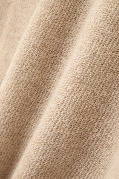 CREW NECK SWEATER ‐Fine alpaca‐