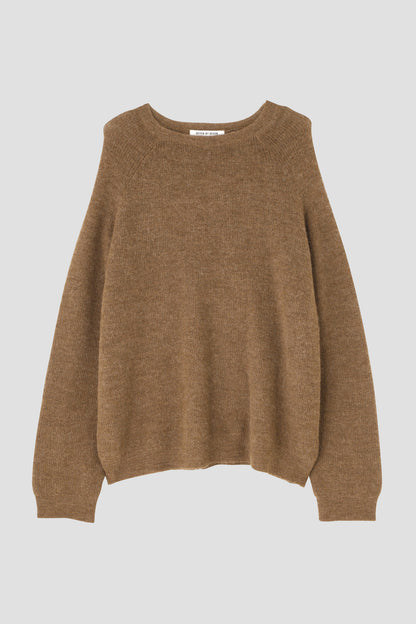 CREW NECK SWEATER ‐Fine alpaca‐