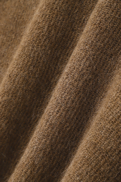 CREW NECK SWEATER ‐Fine alpaca‐