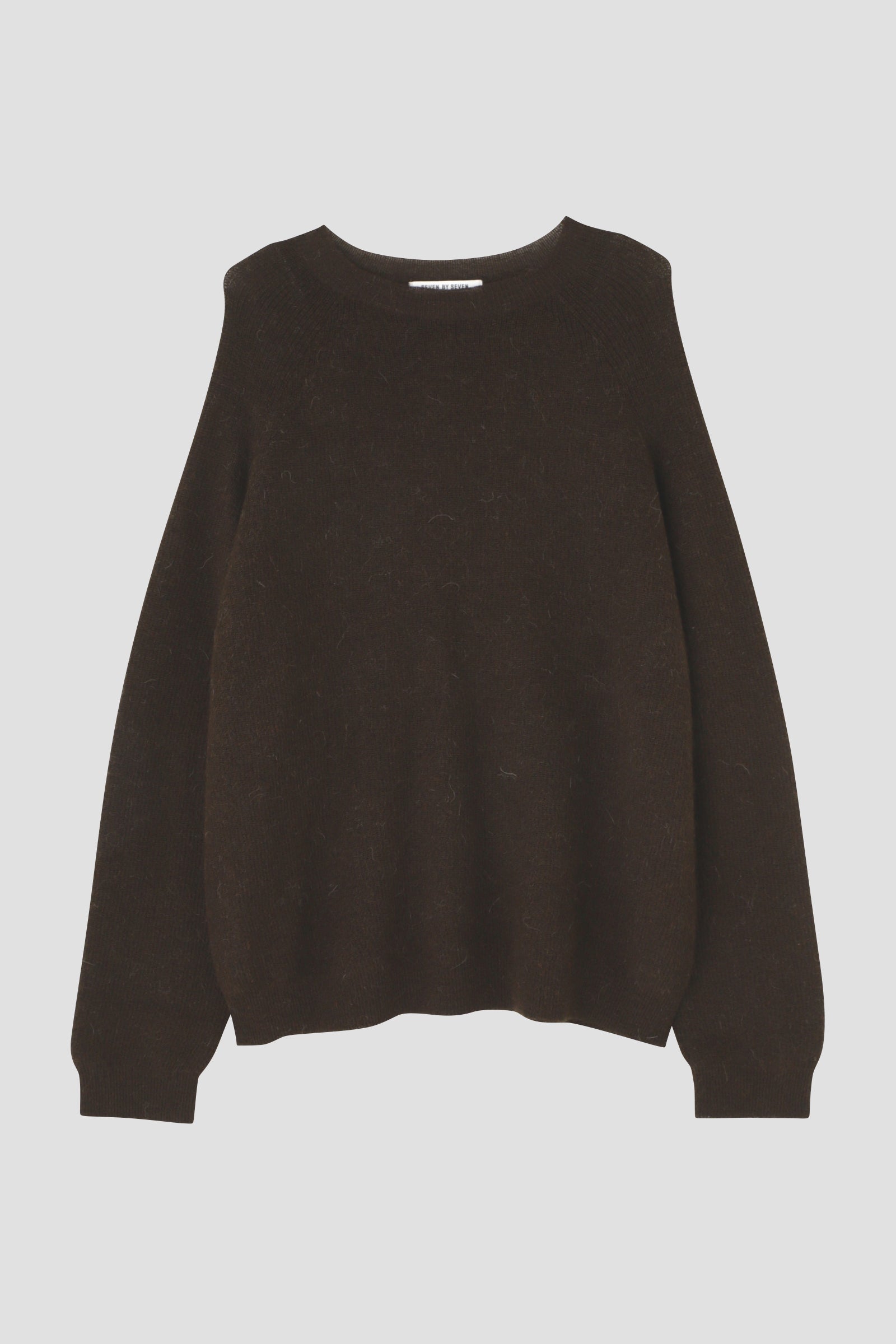 CREW NECK SWEATER ‐Fine alpaca‐ | SEVEN BY SEVEN