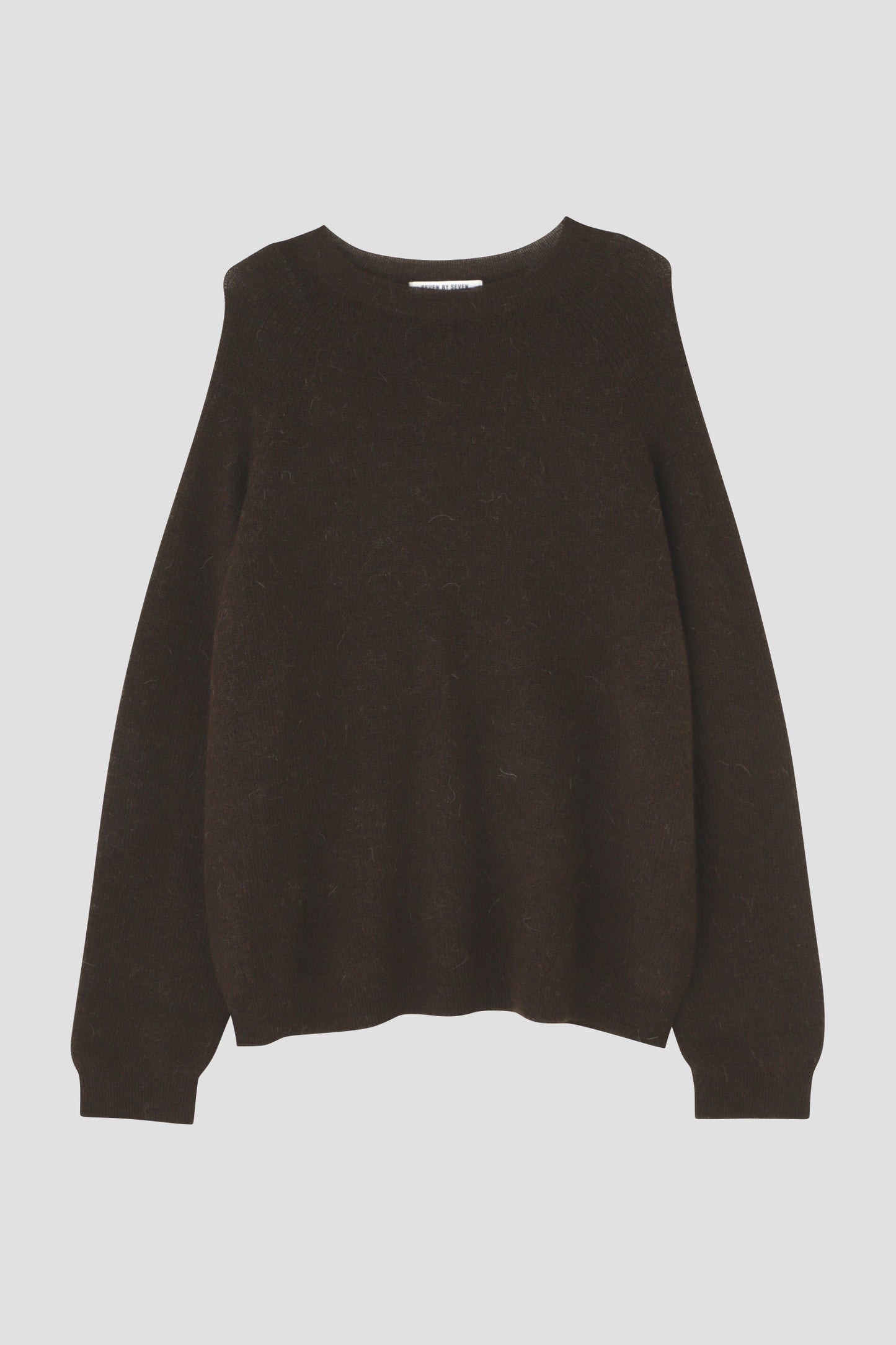 CREW NECK SWEATER ‐Fine alpaca‐