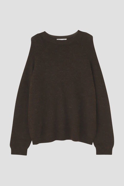 CREW NECK SWEATER ‐Fine alpaca‐