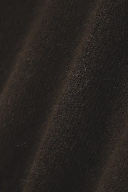 CREW NECK SWEATER ‐Fine alpaca‐