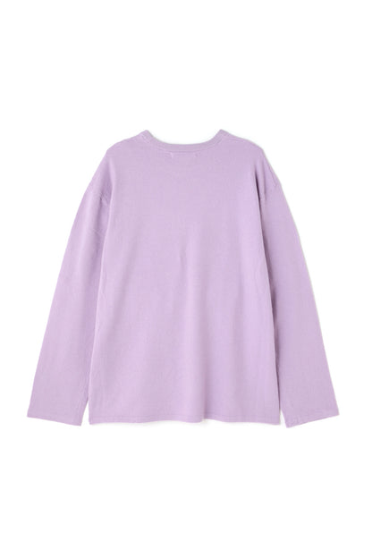 LONG SLEEVE KNIT TEE ‐Fullling wool‐