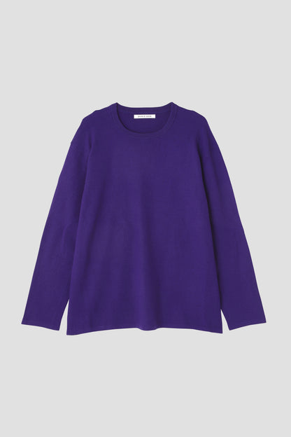 LONG SLEEVE KNIT TEE ‐Fullling wool‐