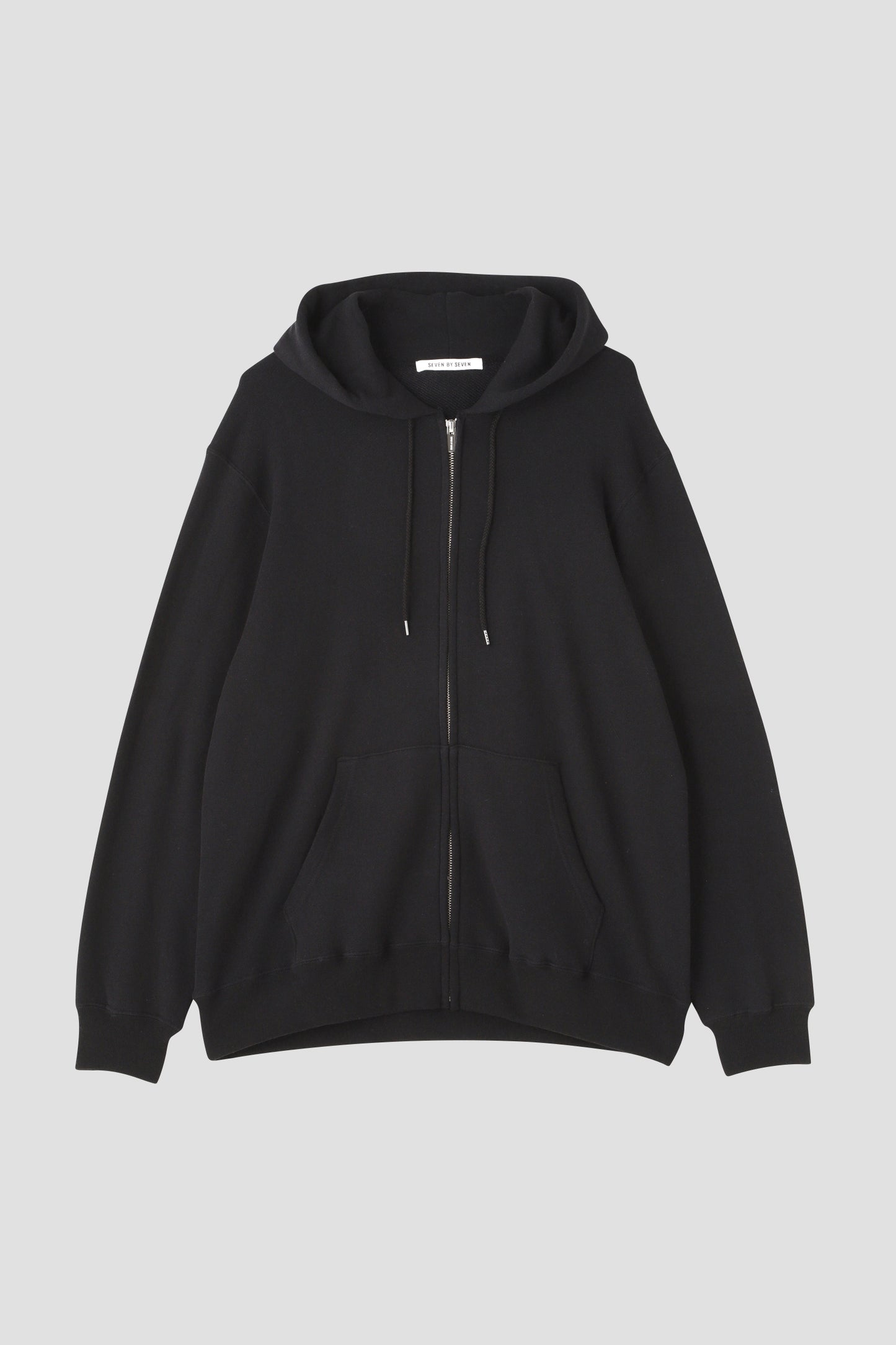 FULL ZIP HOODIE ‐Cotton / Wool‐