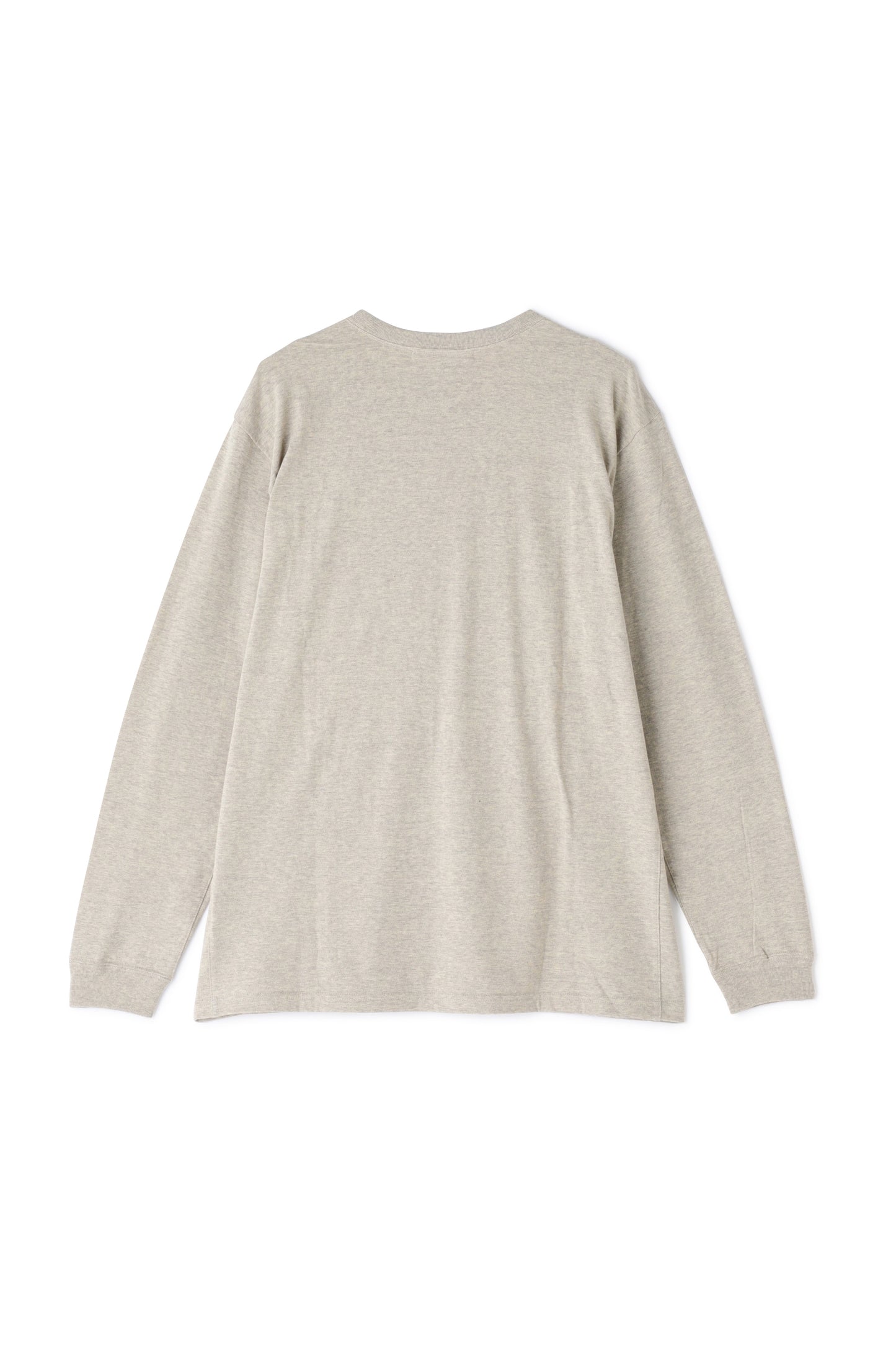 WRAP AROUND LONG SLEEVE TEE ‐Raffy plainstitch‐