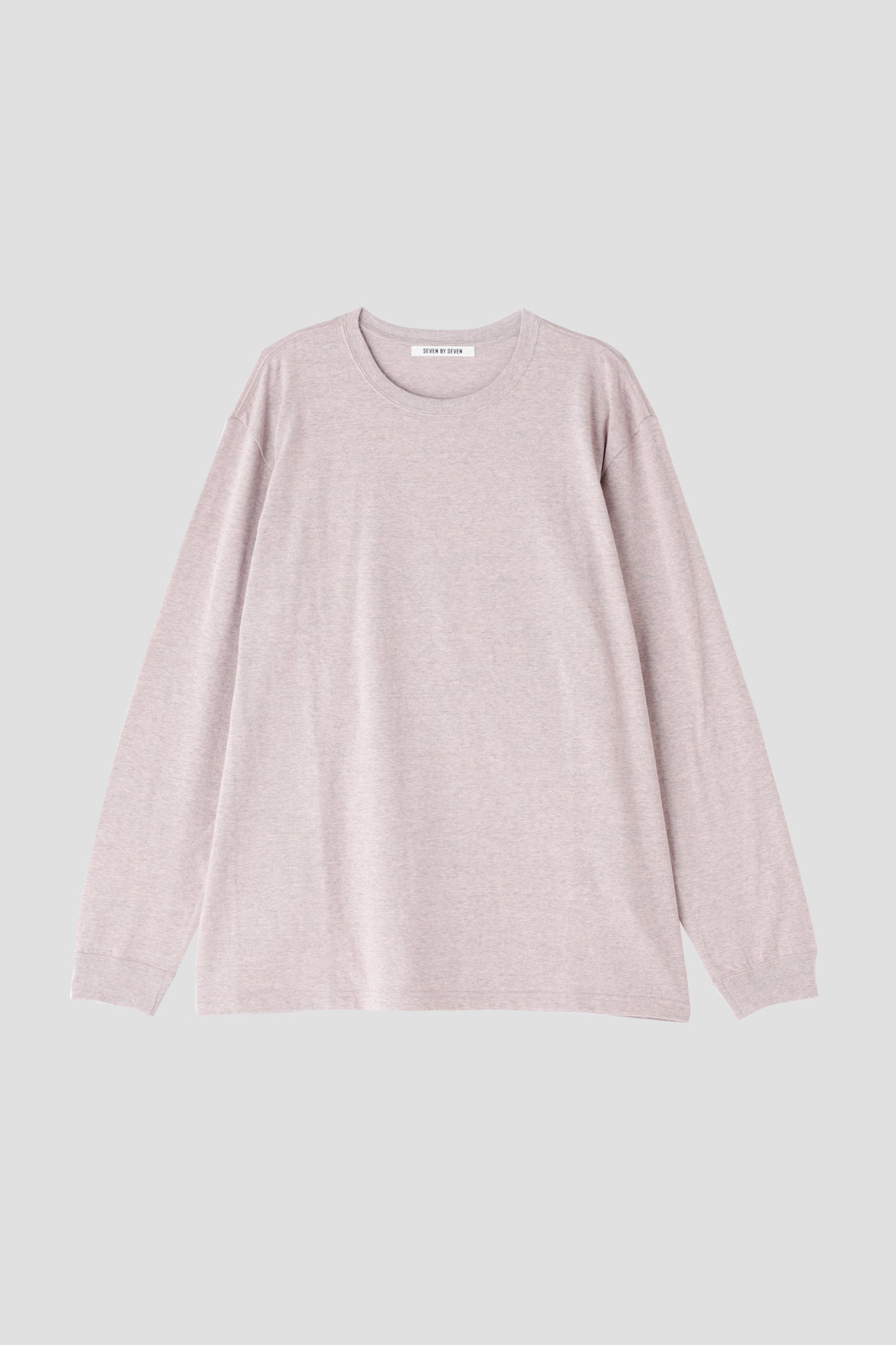 WRAP AROUND LONG SLEEVE TEE ‐Raffy plainstitch‐