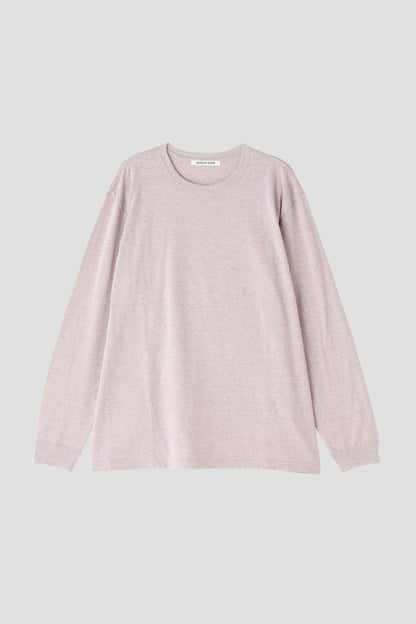 WRAP AROUND LONG SLEEVE TEE ‐Raffy plainstitch‐