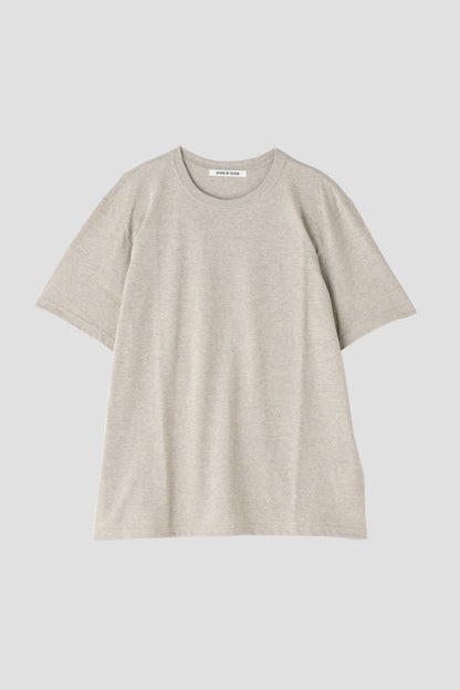 WRAP AROUND SHORT SLEEVE TEE ‐Raffy plain stitch‐