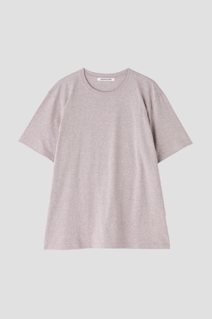 WRAP AROUND SHORT SLEEVE TEE ‐Raffy plain stitch‐