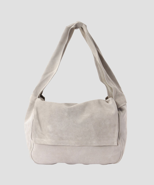 LEATHER SHOULDER BAG -Cow split leather-
