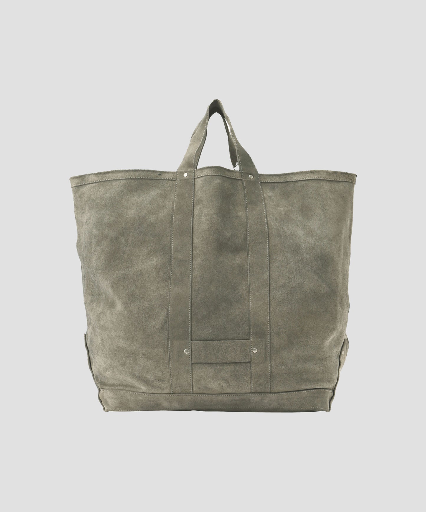 LEATHER TOTE BAG -Cow split leather-