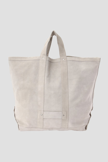 LEATHER TOTE BAG -Cow split leather-