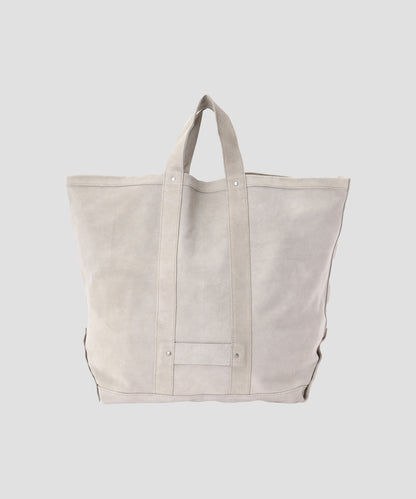 LEATHER TOTE BAG -Cow split leather-