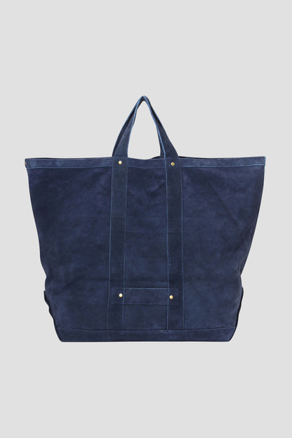 LEATHER TOTE BAG -Cow split leather-