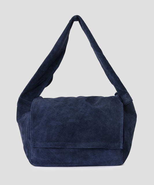 【予約商品】LEATHER SHOULDER BAG -Cow split leather- 26AW