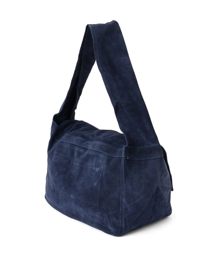 【予約商品】LEATHER SHOULDER BAG -Cow split leather- 26AW