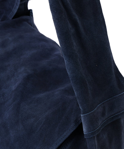 【予約商品】LEATHER SHOULDER BAG -Cow split leather- 26AW