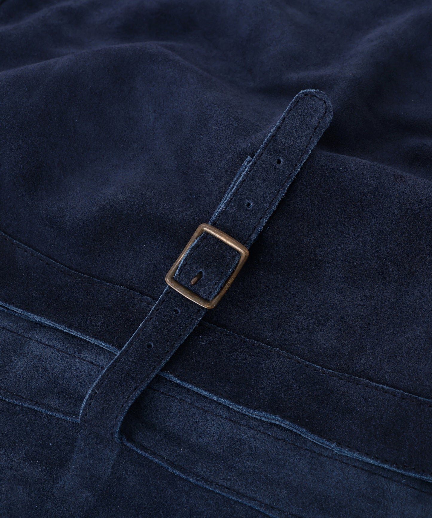 【予約商品】LEATHER SHOULDER BAG -Cow split leather- 26AW
