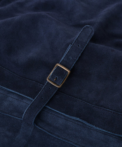 【予約商品】LEATHER SHOULDER BAG -Cow split leather- 26AW