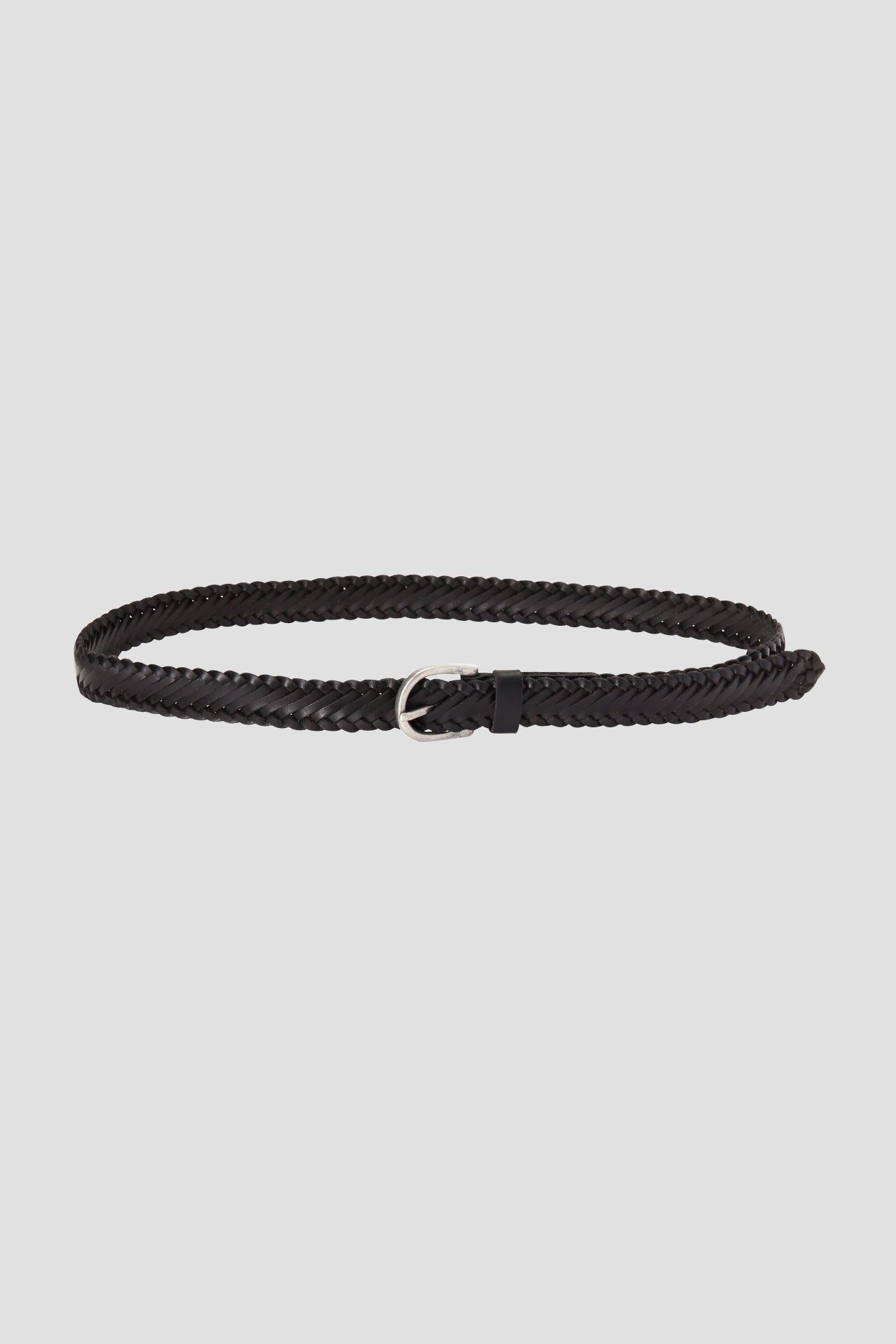 HAND BRAIDING LEATHER BELT ‐Cow leather‐