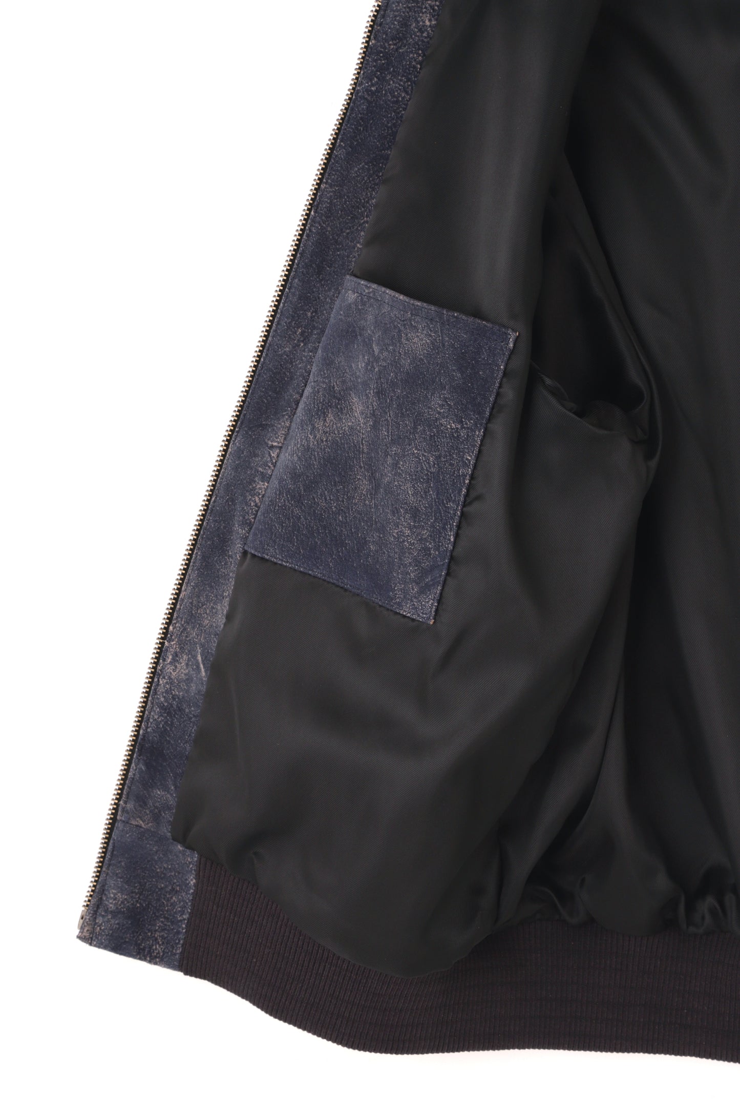 LEATHER ACTIVE JACKET - Goat suede Antique finish -