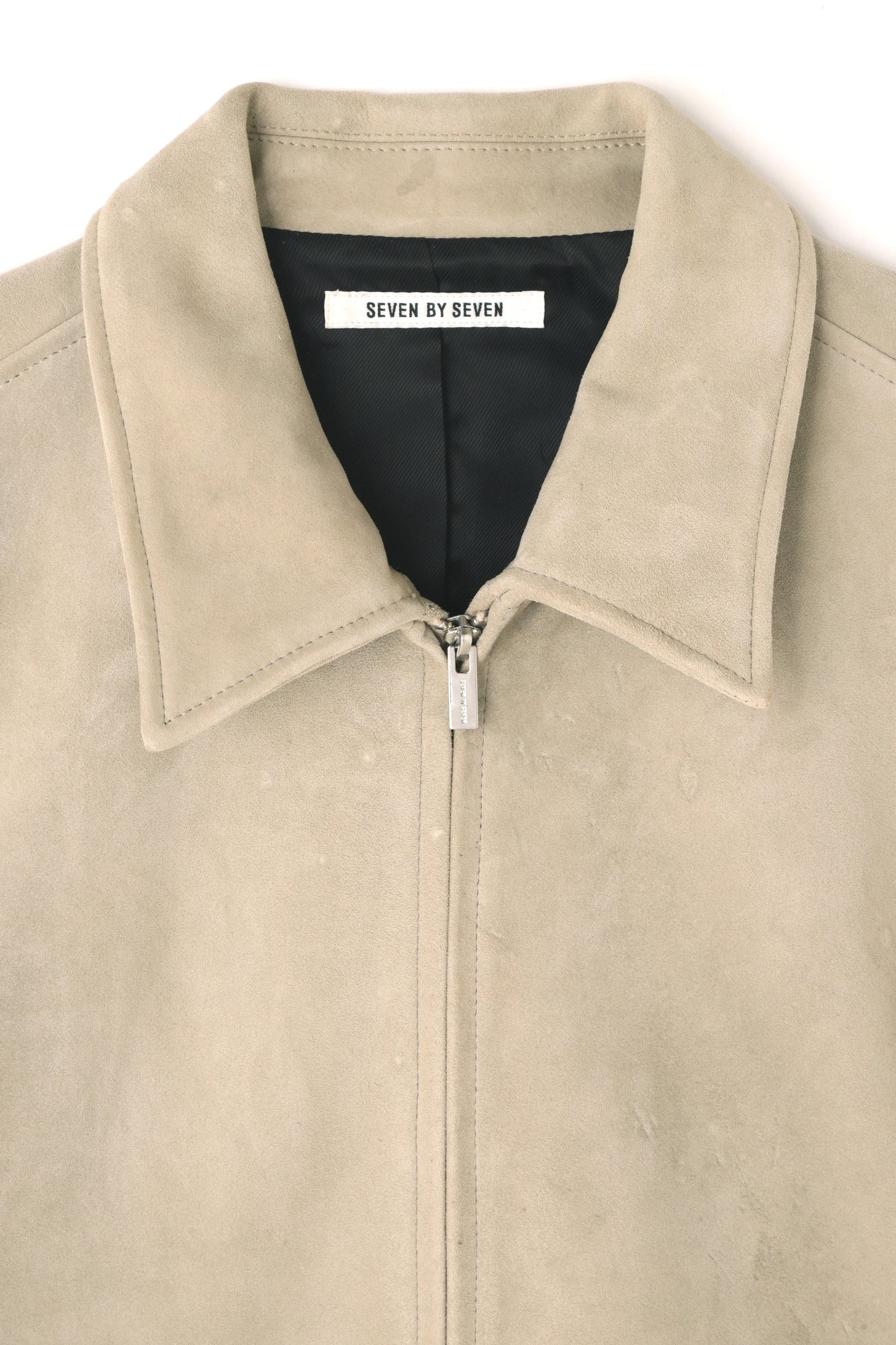 SUEDE LEATHER RIDERS JACKET - Cashmere finish -