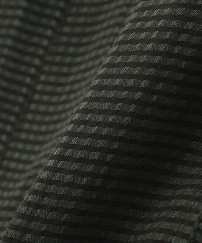 SHEER COWBOY JACKET - Gingham check Indian fabric -