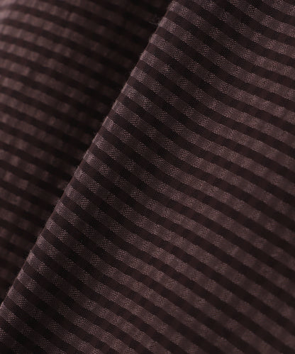 SHEER WESTERN EASY TROUSERS - Gingham check Indian fabric -