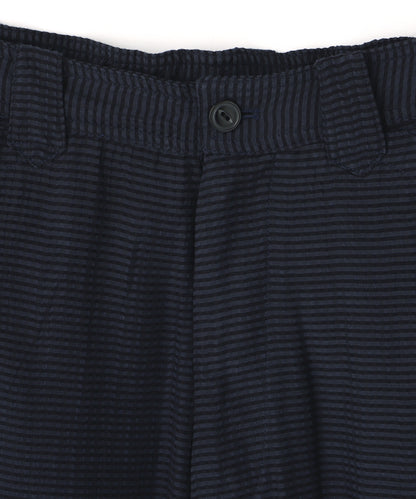 SHEER WESTERN EASY TROUSERS - Gingham check Indian fabric -