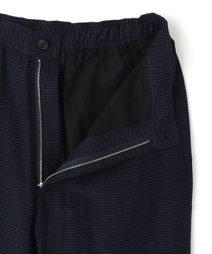 SHEER WESTERN EASY TROUSERS - Gingham check Indian fabric -