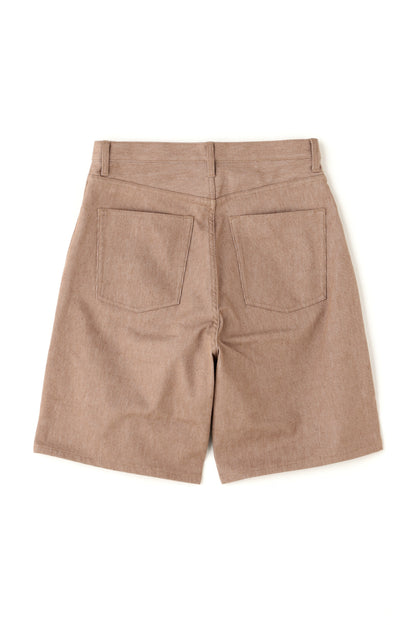 5PK COTTON PIQUE WIDE SHORT PANTS - Unstained organic cotton -