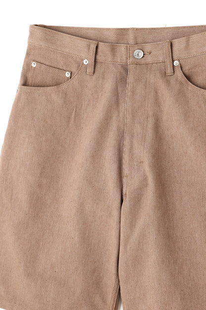 5PK COTTON PIQUE WIDE SHORT PANTS - Unstained organic cotton -