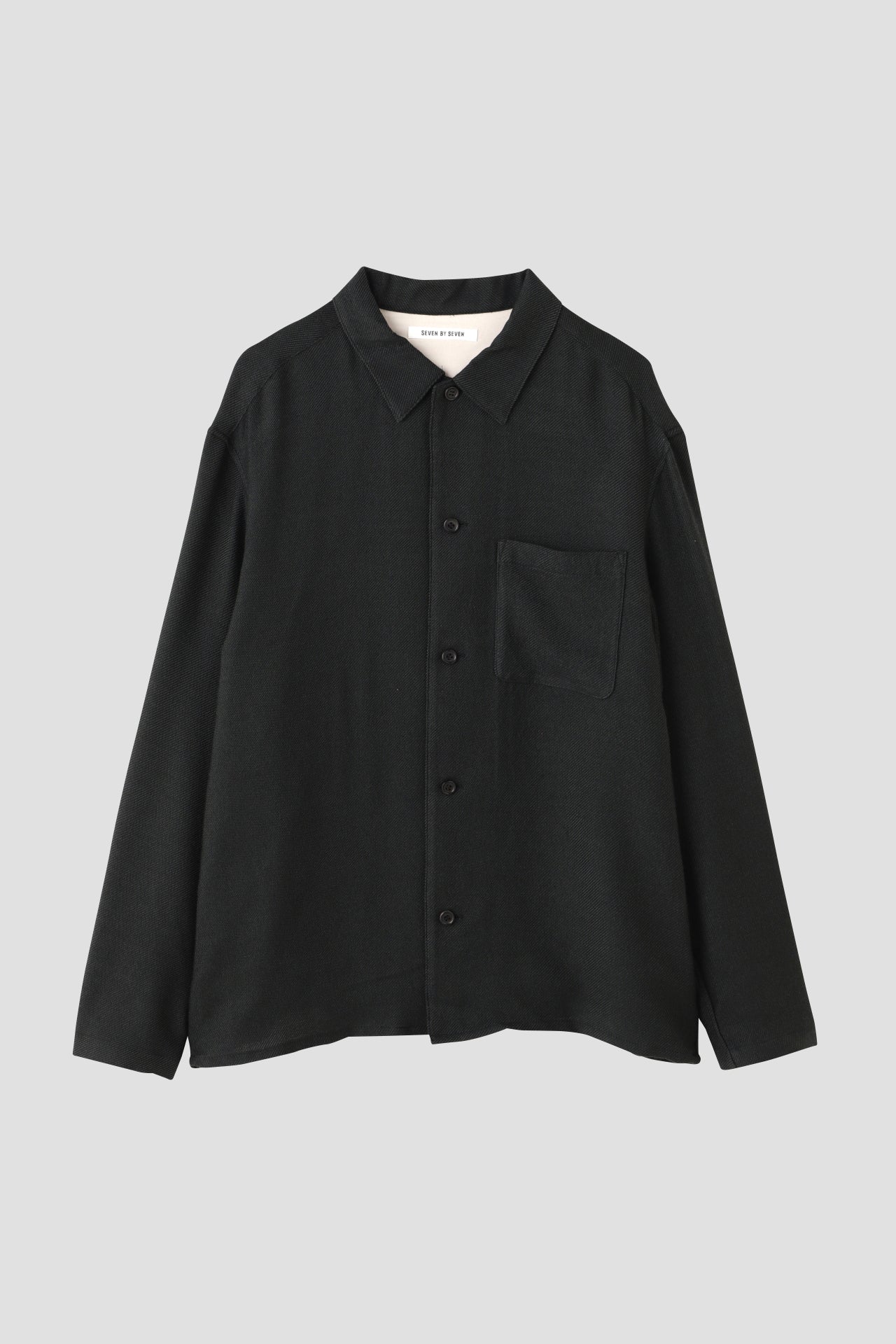 SHIRTS JACKET - Silk / Wool loose twill -