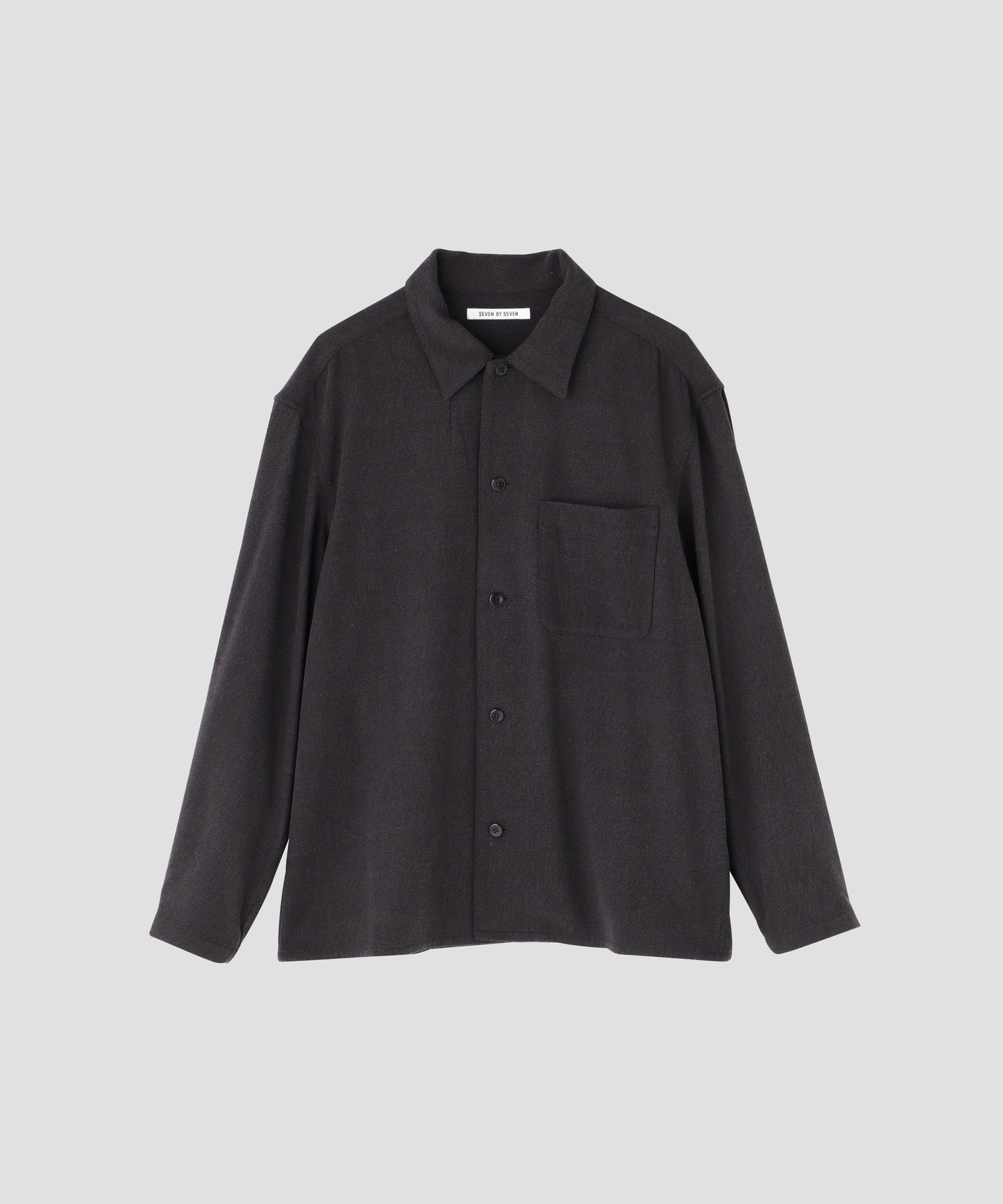 SHIRTS JACKET - Silk noil denim -