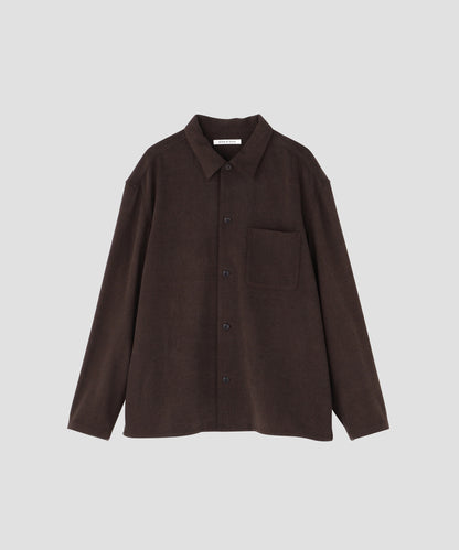 SHIRTS JACKET - Silk noil denim -