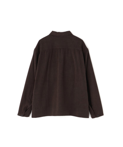 SHIRTS JACKET - Silk noil denim -