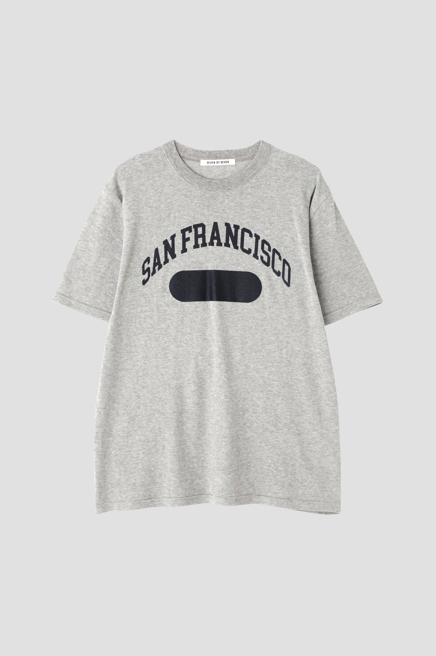 PRINTED WRAP AROUND KNIT TEE - San Francisco -