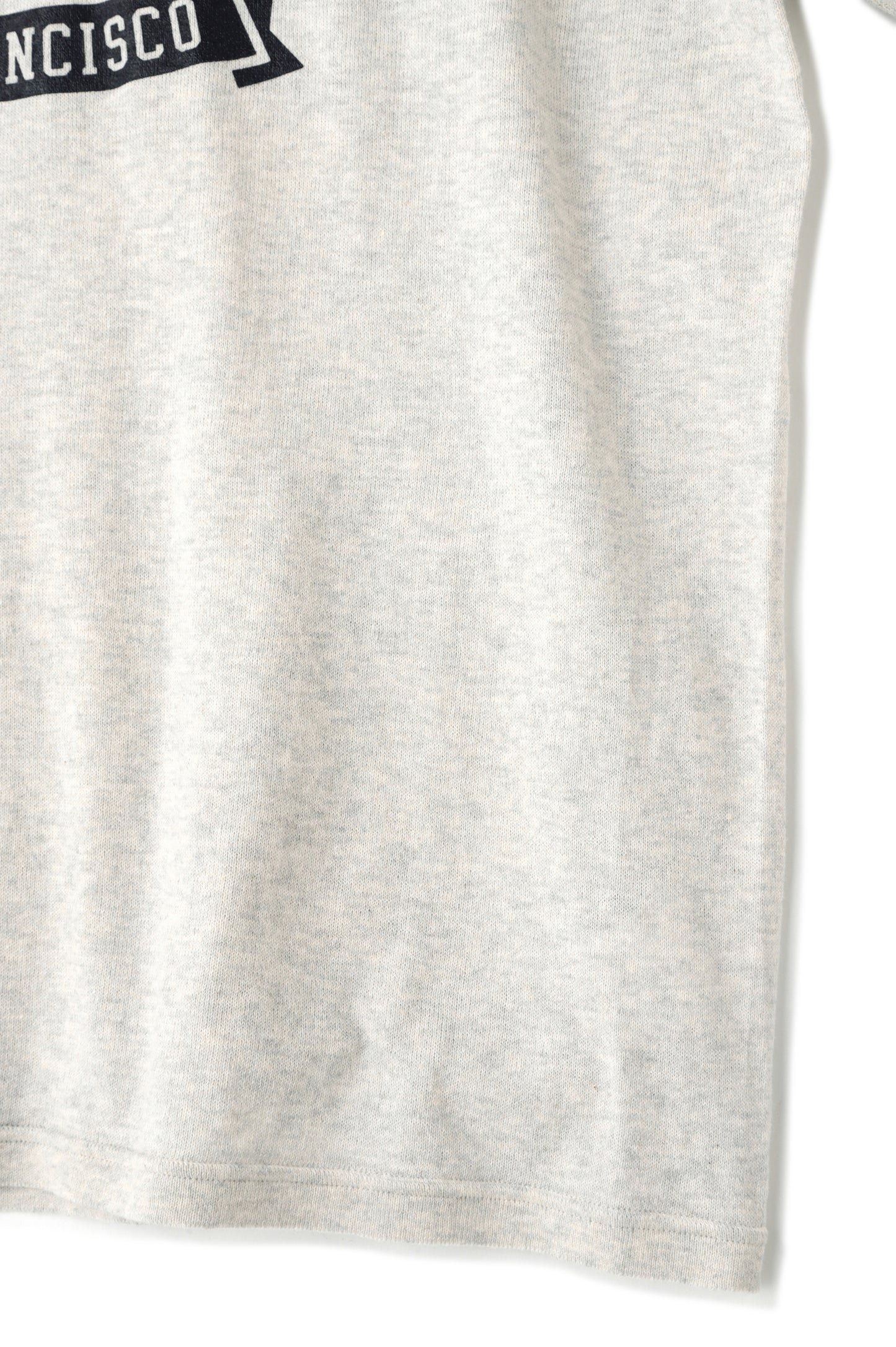 PRINTED WRAP AROUND KNIT TEE - Golden Gate City -