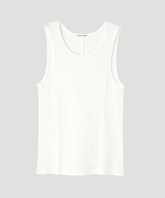 TANK TOP - Recycle supima waffle -
