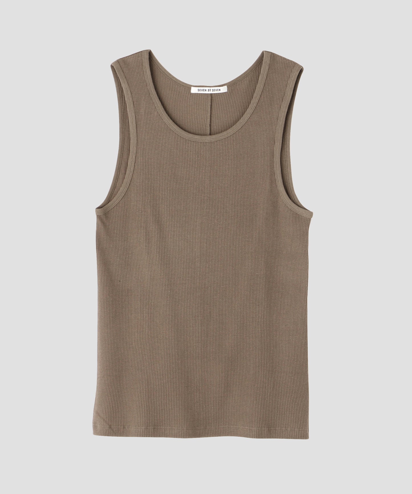 TANK TOP - Recycle supima waffle -