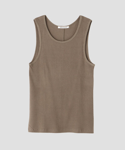 TANK TOP - Recycle supima waffle -